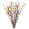 Shitailu Artificial Easter Spray Vine with Pastel Easter Eggs and Berries- Decorative Spring Floral Stems-Easter Egg Twig Branches for Floral Arrangement-Centerpiece Wreath Decoration (26 Pcs)